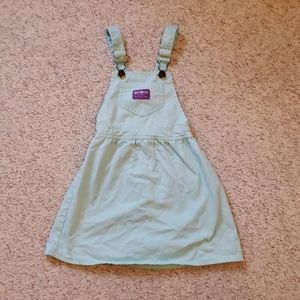 OshKosh Light Blue Girl's Overall Dress